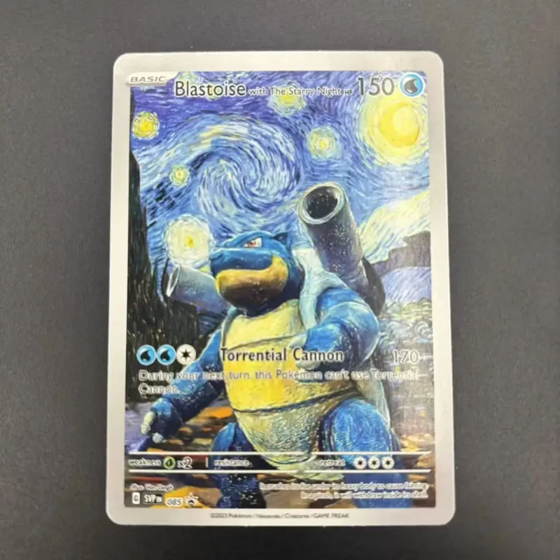 DIY Collection Cards 2023 SVP EN VAN GOGH /GREY FELT HAT Self Made Single Card Classic Game Anime Cards Gift Toy