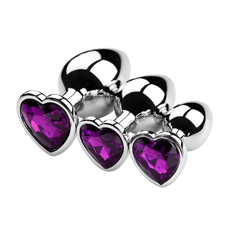 3 Sizes Metal Anal Plug Jewelry Base Beginner To Expert Butt Plug Tail Female Male Adult Toys Dildos Adult Sex Toys Couples — image 6