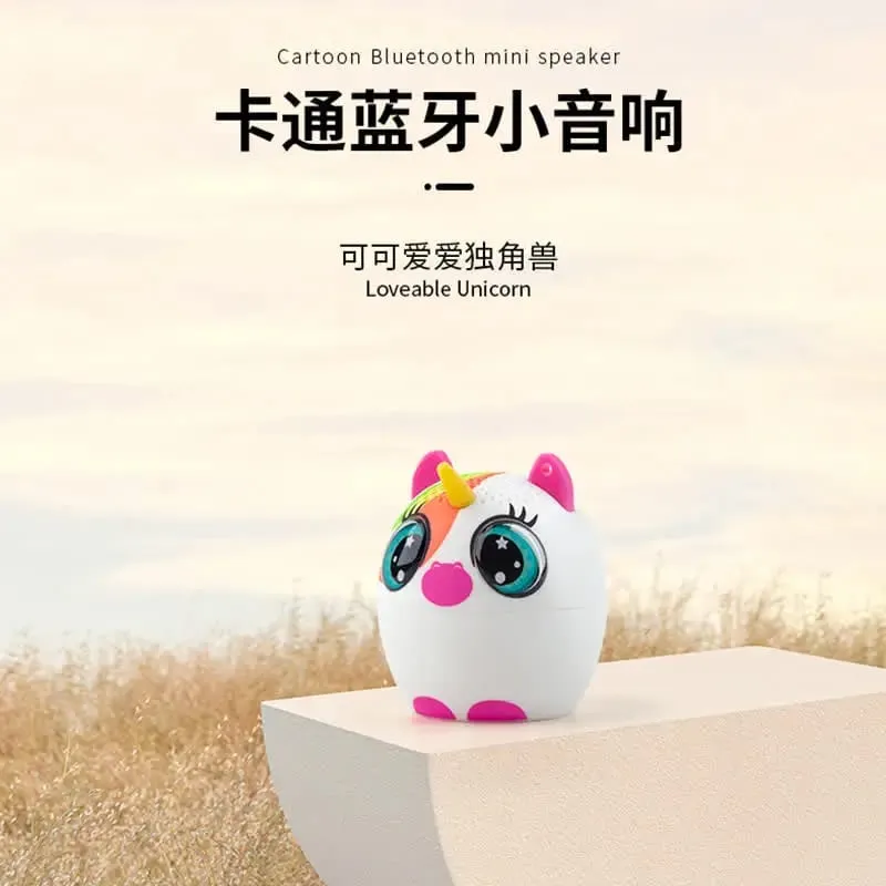 Unicorn Portable Bluetooth Speakers Hands-free Calls Small Speakers Heavy Bass Wireless Bluetooth Stereo Phone Speaker Audience