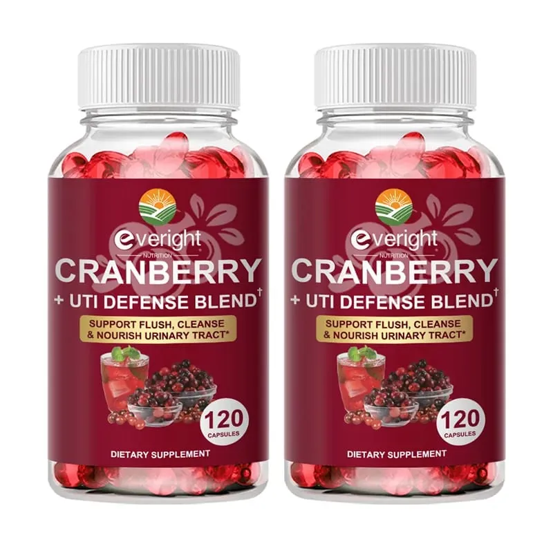 Cranberry Capsules for Women – UTI Defense Blend with Vitamin C & E – Supports Urinary Tract Bladder Kidney & Vaginal pH Healt — image 9