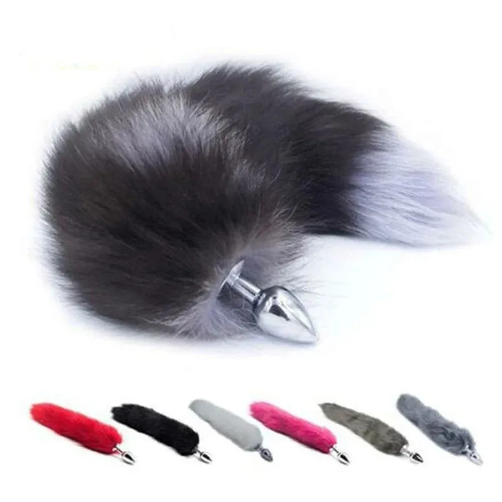 Metal Butt Plug Sexy Fox Tail Role-playing Games Lovers Adult Sex Toys Masturbation Stimulation Massager For Women Men Couple — image 2