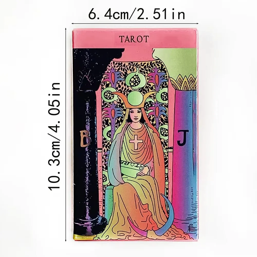 Pink A.E. Classic Tarot Cards Deck Rider Waite Smith Style Divination Fortune Telling Oracle Cards 78 Cards English Ver. — image 3