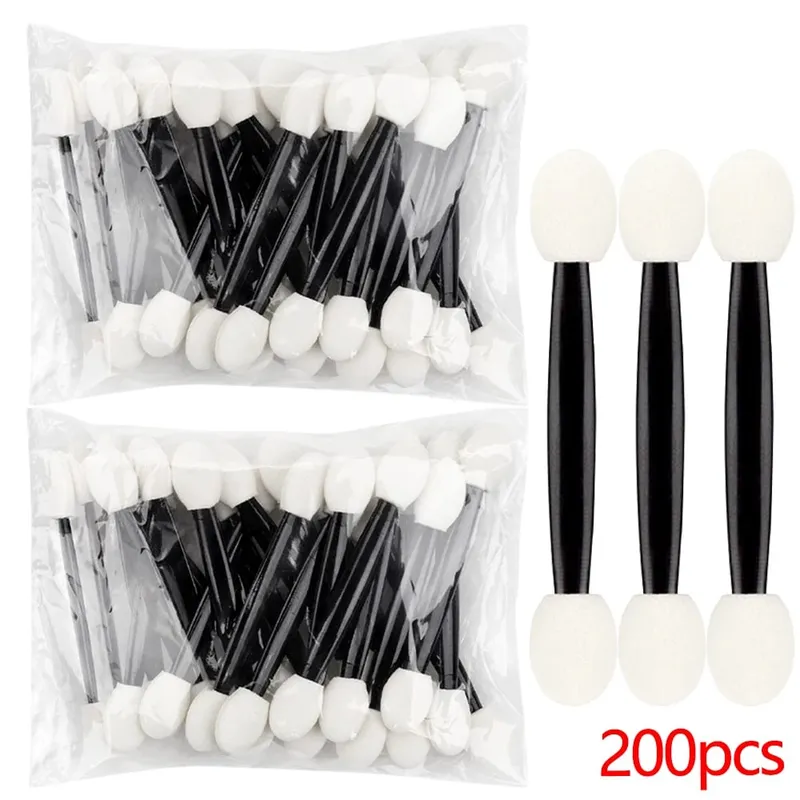 50/200pcs Eyeshadow Applicators Dual Sides Eye Shadow Brush Makeup Sponge Brushes For Girls Cosmetic Tool Beauty Applicators