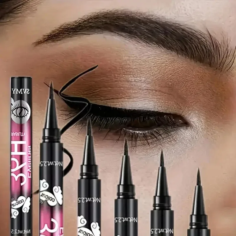 3pcs/5pcs Waterproof Black Eyeliner Pencils-Smudge-Proof Long-Lasting &Beginner-Friendly Eye Makeup — image 4