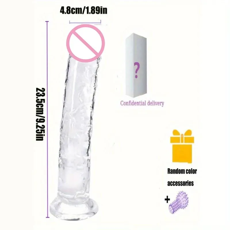 7 Sizes Realistic Clear Dildo XL Silicone Penis with Suction Cup Plugs for Women Masturbation Anal Adults Gay Sex Toys 18 G-spot — image 13