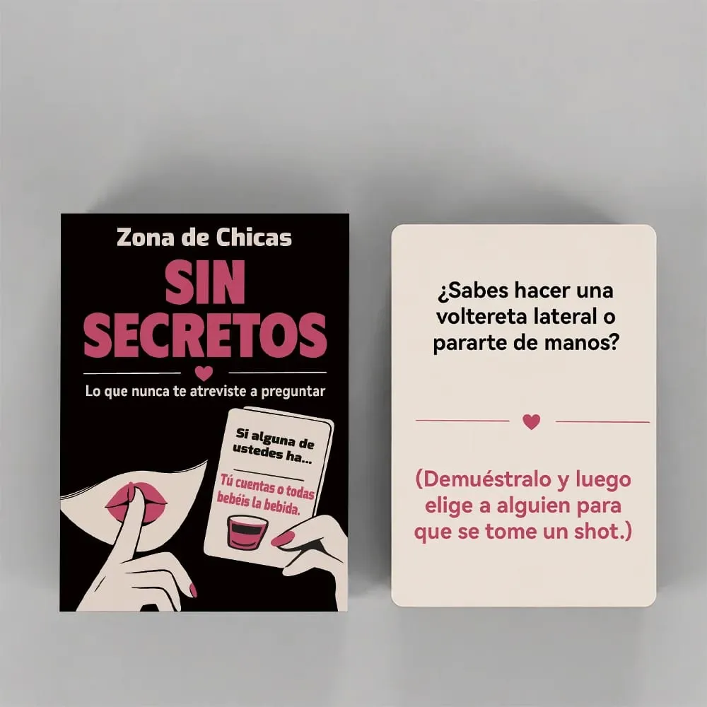 Spanish Card Game No Secrets Girls' Night Party Board Game Bachelor Party Icebreaker Creative Gift — image 3