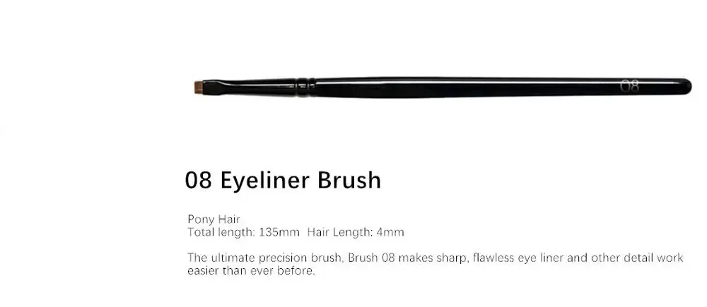 WG Luxury Squirrel Hair Foundation Powder Eye Shadow Crease Blending Makeup Brushes Precision Detail Soft Cosmetic Brush Tools