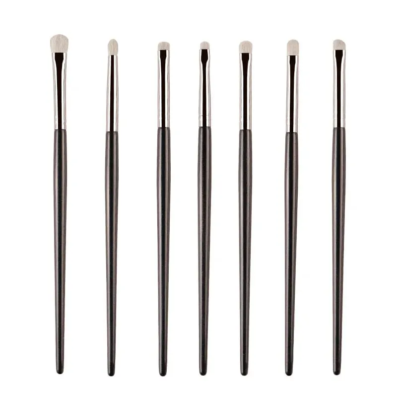 1ks White Pony Hair štětce na make-up na oční stíny Small Smudge Precision Crease Detail Bevel Eye Shadow Make up brush Liner Lip