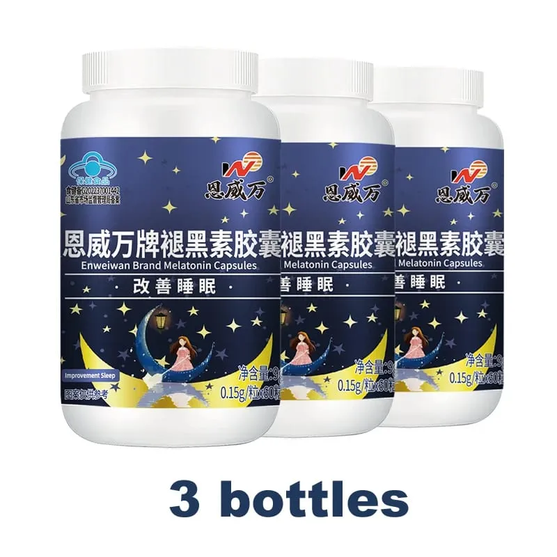 Κάψουλες μελατονίνης Deep Sleep & Brain Cognition Extra Strength Λιποσωματική Μελατονίνη με βιταμίνη Β6 διπλής επίδρασης ποιοτικός ύπνος — image 9