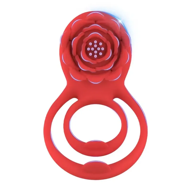 Penis Cock Ring Vibrator for Women Black Rose G Spot Nipple Clitoral Male Ejaculation Delay Nipple Clitoral Stimulator Sex Toys — image 8
