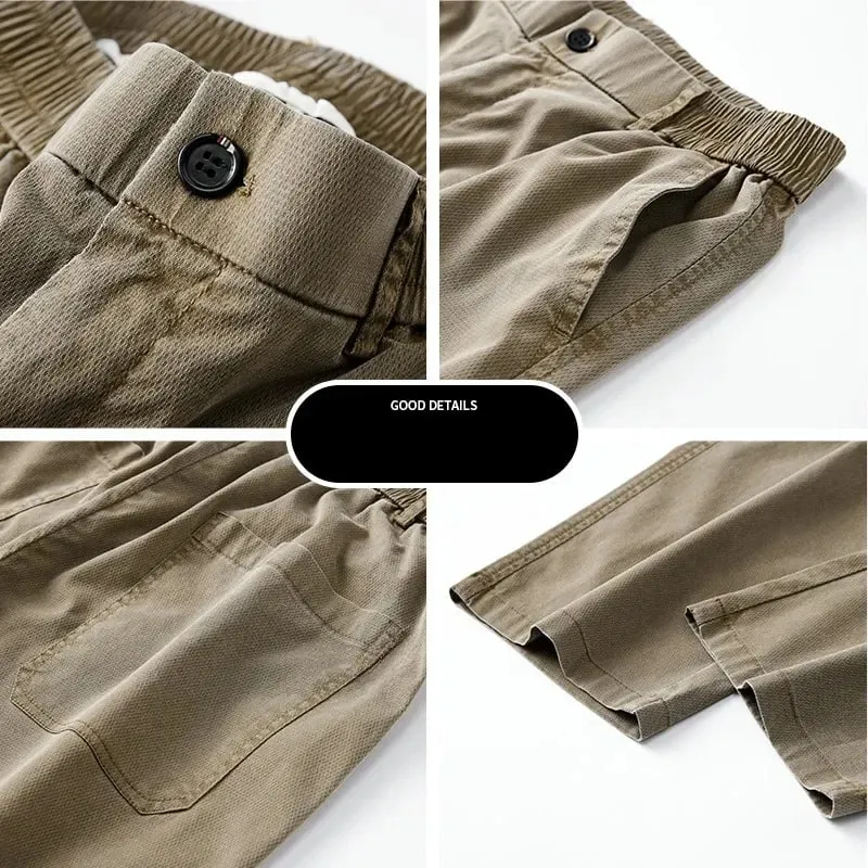 Summer New Baggy Jeans Men's Classic Thin Lyocell Fabric High Quality Straight Casual Pants Soft Denim Trousers Coffee Blue Gray — image 6