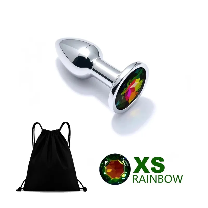 5 Size Metal Anal Plug Butt Plug Sex Toy Butt Toy for Women Men Couples Adult Game Masturbator Anal Diamond Sex Toys