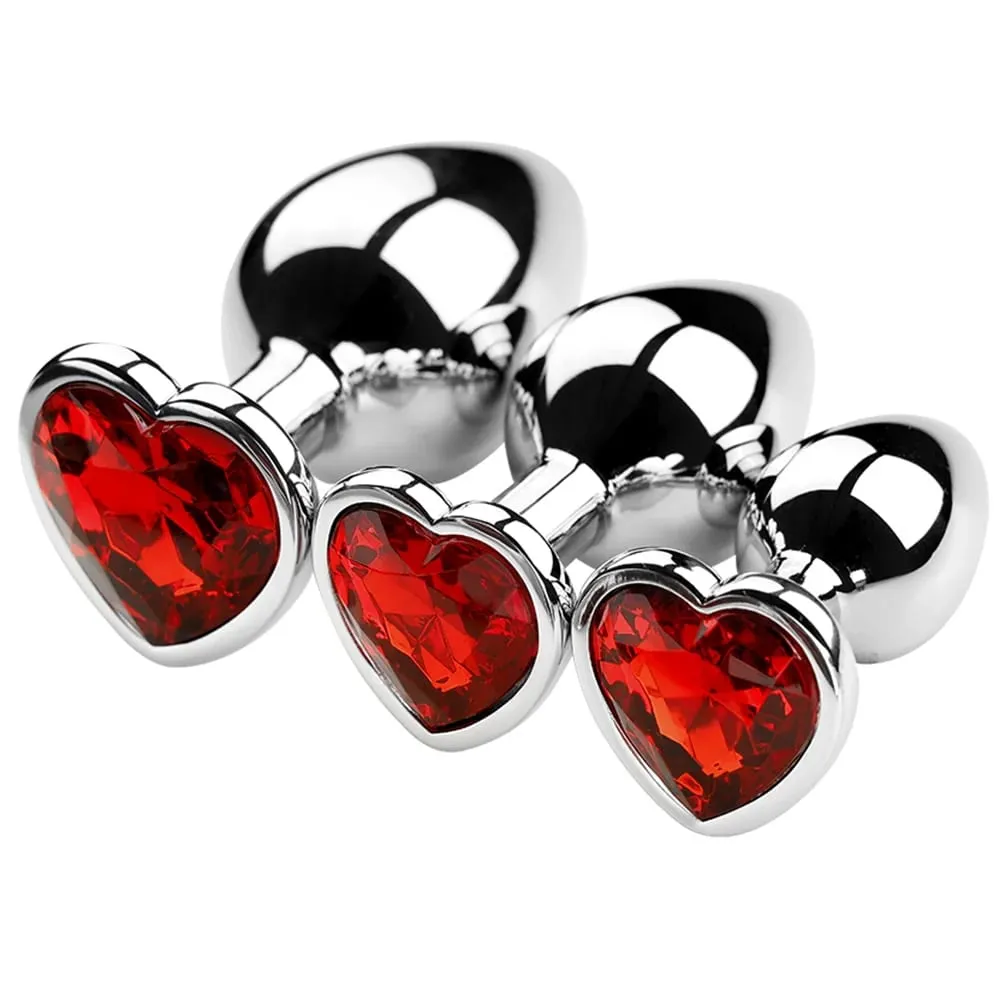 3 Sizes Metal Anal Plug Jewelry Base Beginner To Expert Butt Plug Tail Female Male Adult Toys Dildos Adult Sex Toys Couples — image 1