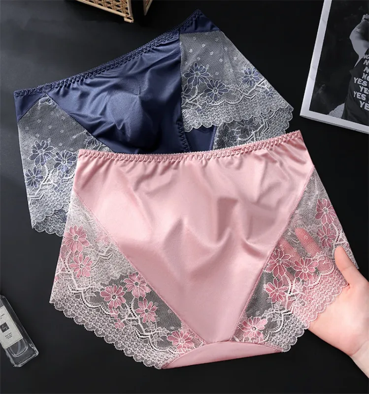 New Men's underwear Light luxury cuecas masculino adults 18 plus size satin lace 3D bag calzoncillos hombre sexys shopping tøy — image 9
