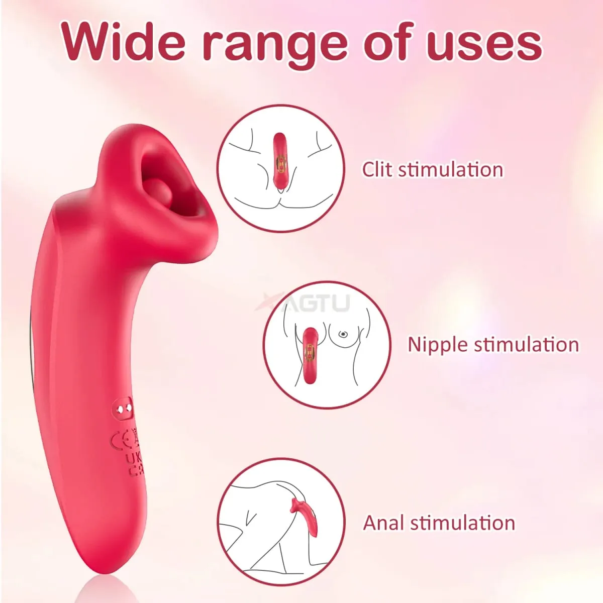 Powerful Sucking Vibrator Licking Clitoris Clit Sucker for Women Female Vacuum Suction Nipple Sucking Stimulator Adult Sex Toys — image 5