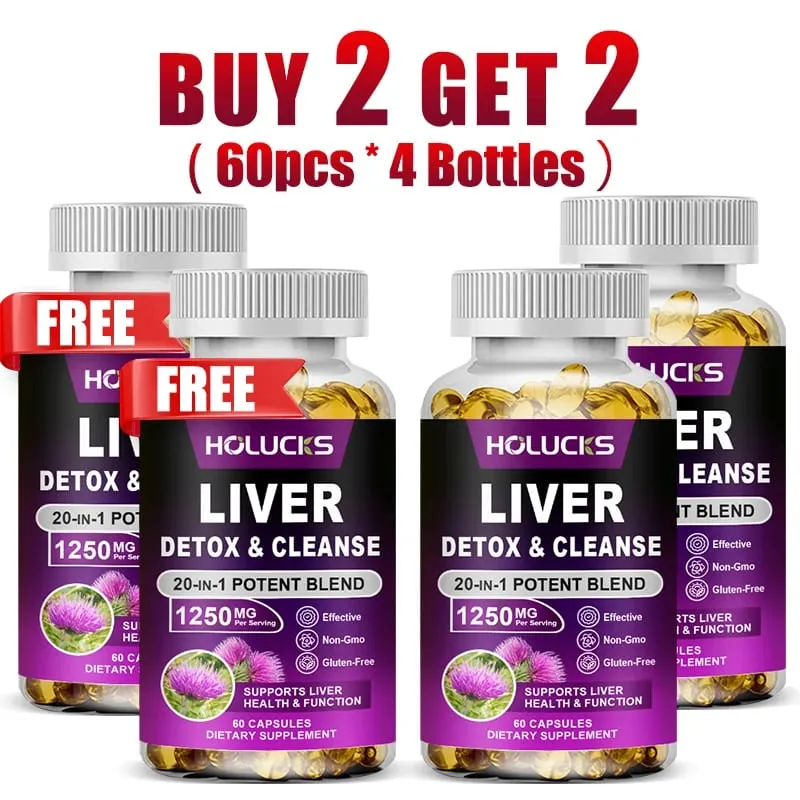 Liver Detox & Cleanse Capsules with Milk Thistle Support Toxin Removal Digestion & Kidney Health Antioxidants & Detoxifiers — image 8