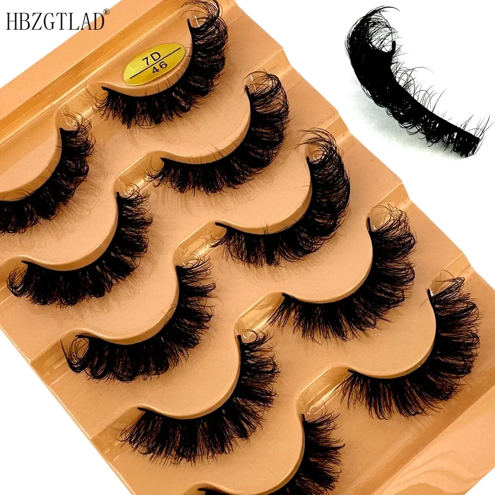 Fluffy Lashes Mink False EyelashesThick Cat Eye Makeup Long Natural Volume 3d Eyelashes Extension Wholesale Mink Eyelashes