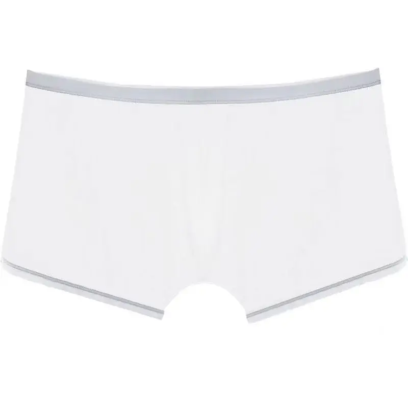 Underkläder Transparent Boxers Bulge Ice Silk Genomskinlig kalsonger Sexiga trosor Låg midja Trosor Underkläder Intimates — image 3