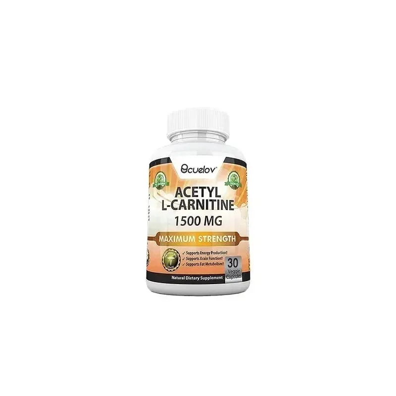 Acetyl L-Carnitine Capsules Unisex Energy & Metabolic Support Dietary Supplement Increase Body Performance Promote Metabolic
