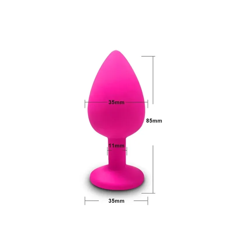 Weiche Silikon Anal Butt Plug Unisex Sex Spielzeug Männer Prostata Massagegerät Erwachsene Homosexuell Arsch Gefüllte Anal Trainer Massagegerät für paare