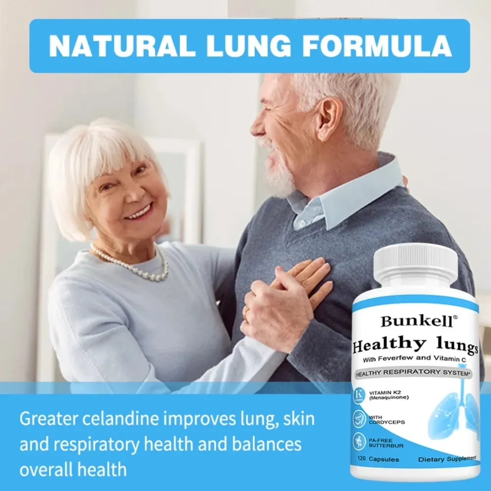 Lung Health Capsules with Vitamin C Balance Respiratory System and Skin Support Superior Respiratory Defense Bronchial Health — image 3