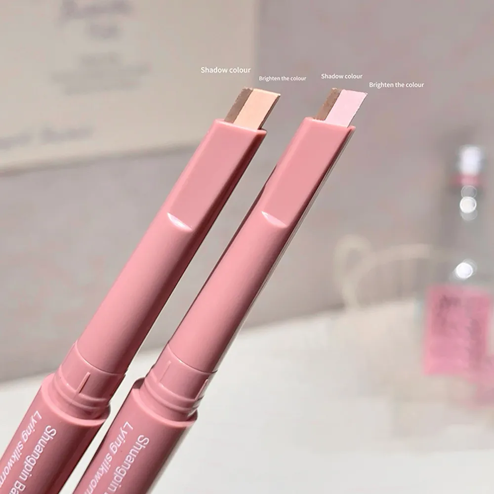 Gege Bear Dual-Tone Silkworm Pen 2-in-1 Highlight & Shadow for Natural Long-lasting and 3D Effec Friendly to Beginners — image 3