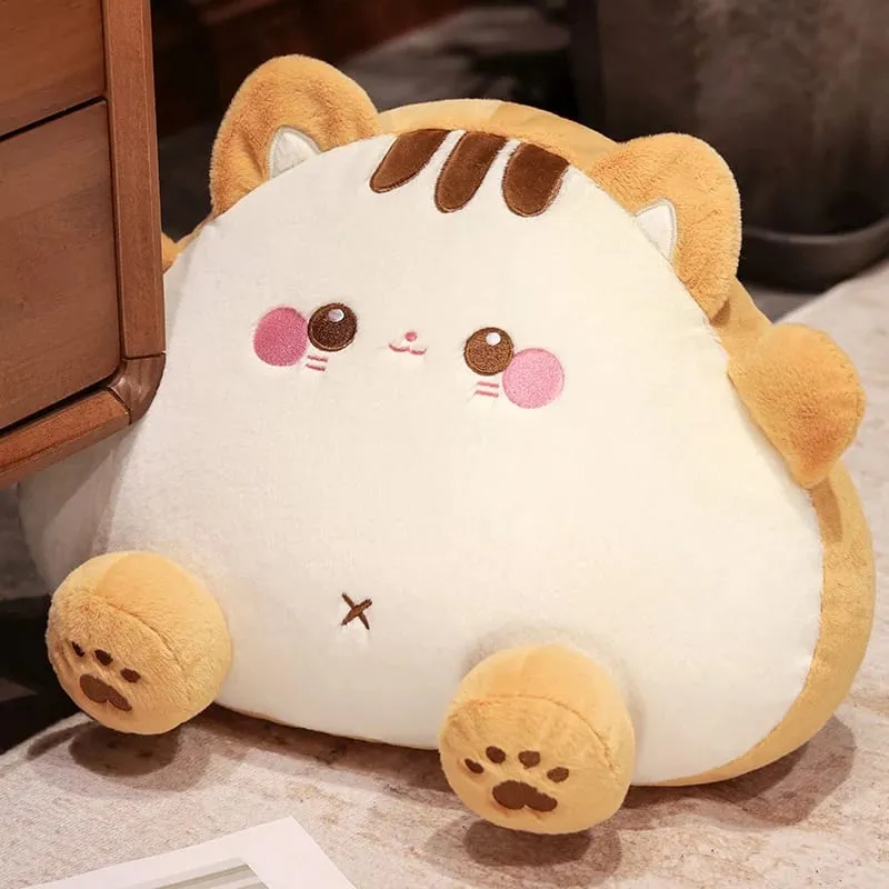 20cm Rice Ball Cat Plush Pillow Cute Onigiri Kitten Stuffed Cushion Soft Fluffy Throw Pillow Sofa Bedroom Decor Gift — image 9