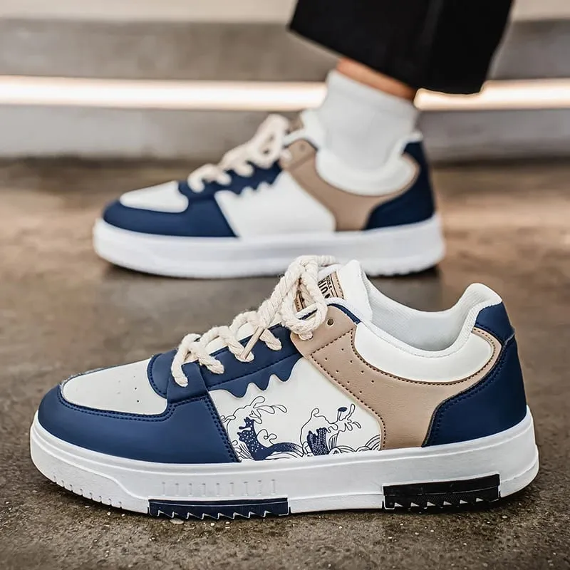 Men's sports and casual board shoes trendy men's shoes fashionable street shoes daily walking shoes