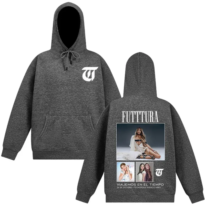 Singer TINI STOESSEL Futtura Album 2025 Tour Hoodie Men Women Aesthetic Trendy Sweatshirts Long-sleeved Loose Harajuku Pullover