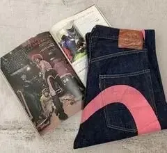 90er Jahre Retro Y2K Neue Hip Hop Straight Jeans Street Bestseller Personalisierter Druck High Street Herren Casual Loose Jeans Paar — image 3