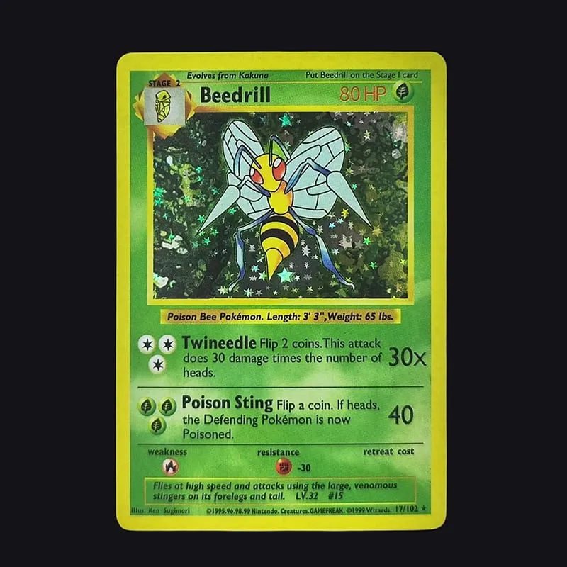 Proxy PKM English GAME 1ST EDITION Charizard Blastoise Venusaur Mewtwo Holo TCG Game Collection Card — image 10