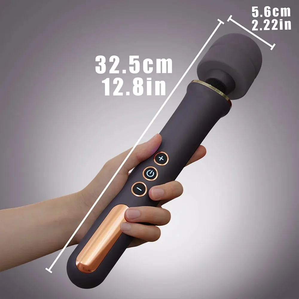 Malaking Magic Handheld Massager Wand Clitoris Stimulation para sa Babae Malaking Sukat AV Stick 10 Bilis Vibrator Foreplay Pang-adultong Laruang — image 6