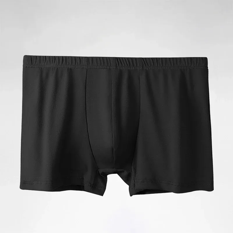 Lot de 3 Boxers de sport respirants en coton pur pour hommes, sous-vêtements d'été de grande taille, slips en coton fin pour garçons
