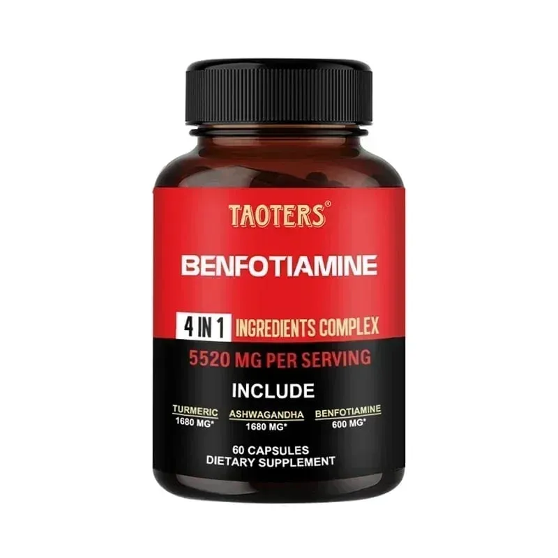 600 Mg Benfotiamine Capsules - Helps Maintain Healthy Glucose Metabolism and Supports Nervous System HealthSupplements — image 9