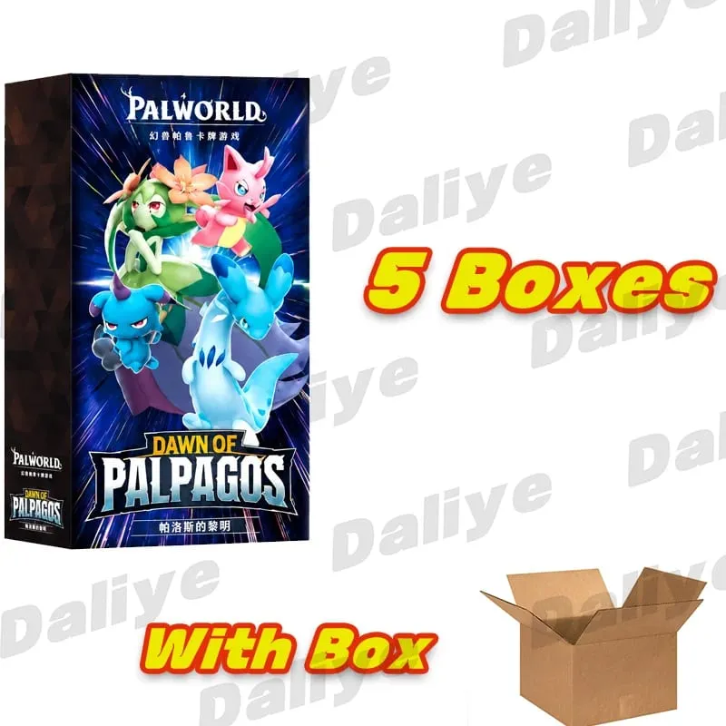 New Genuine Palworld TCG Cards Simplified Chinese Palworld Official Card Game DAWN OF PALPAGOS Collection Trading Cards Toys