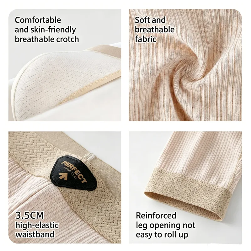 4pcs/set Men's Cotton Briefs Fashionable U Convex Pouch Underwear Soft Breathable Mid Rise Triangle Panties Plus Size L-4XL — image 6