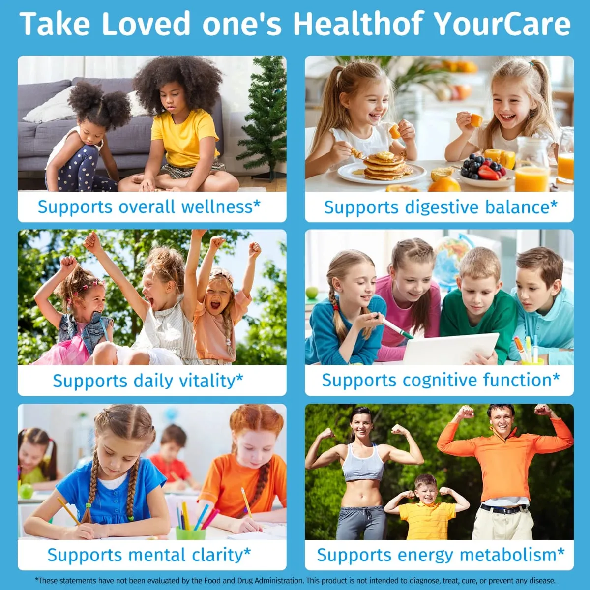 Kids Detox Gummies with Magnesium Zinc & Vitamin D3 Daily Immune Support Digestive Health Energy & Focus for Children 60 CT