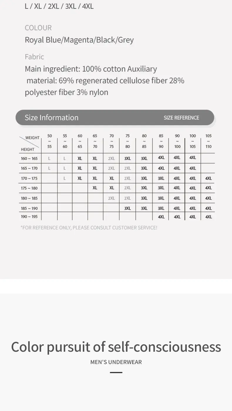 Sous-vêtements en pur coton pour hommes, boxer de sport, grande taille, caleçon confortable et respirant, sous-vêtements pour garçons, tendance