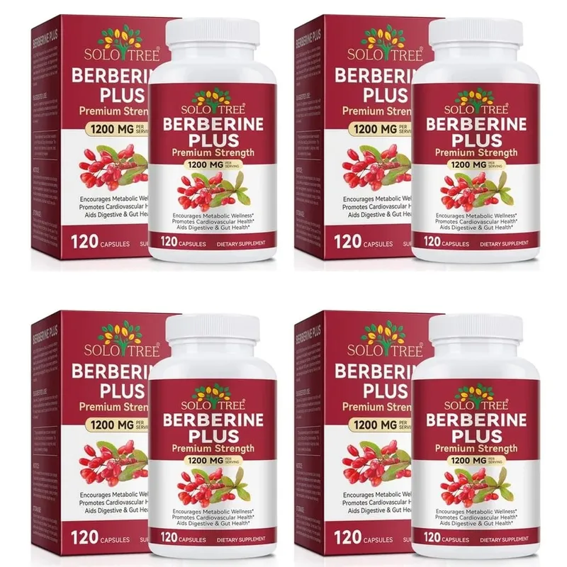 Berberine Plus Capsules 1200mg Berberine HCl Metabolism & Digestive Gut Health Support 120 Capsules — image 10