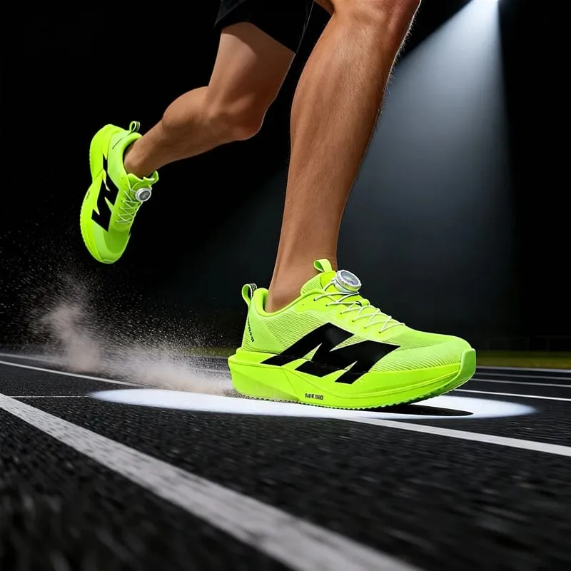 New Men's Carbon Plate Sneakers Outdoor Soft Sole Air Cushion Mesh Sports Running Shoes Light Nonskid Casual Couple Tennis Shoes — image 7