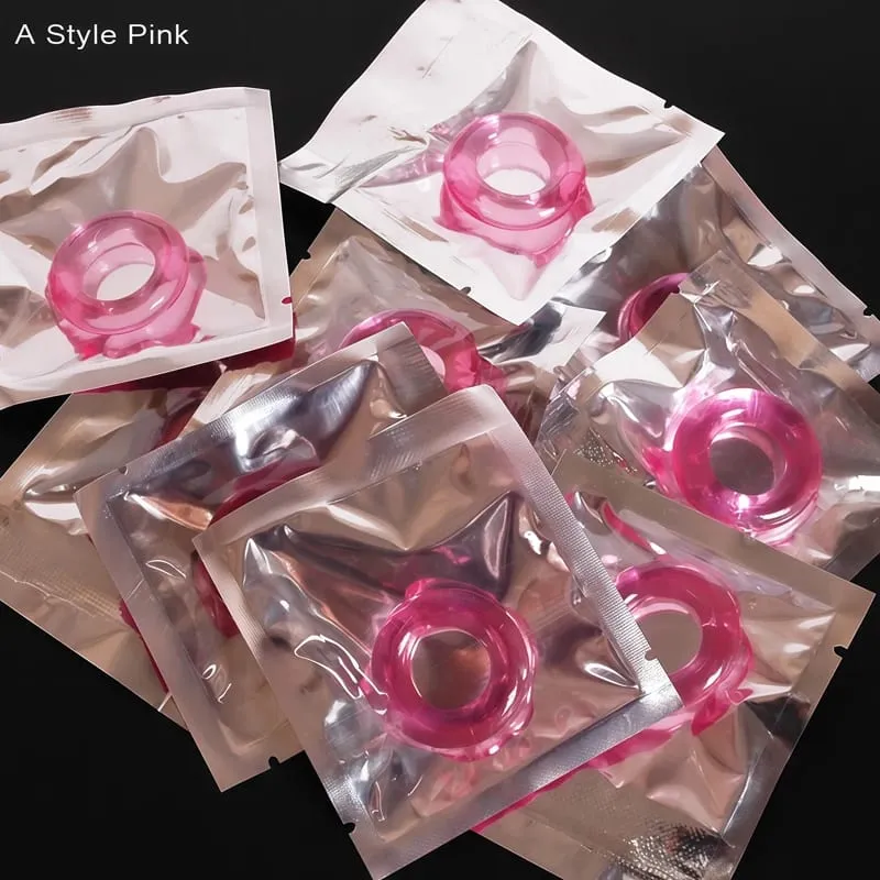 Intimate Goods For Men 5-100PC Ejaculation Delay Silicone Lock Sperm Ring Sex Adult Game Toys Erotic Cock Ring Exotic Accessorie — image 17