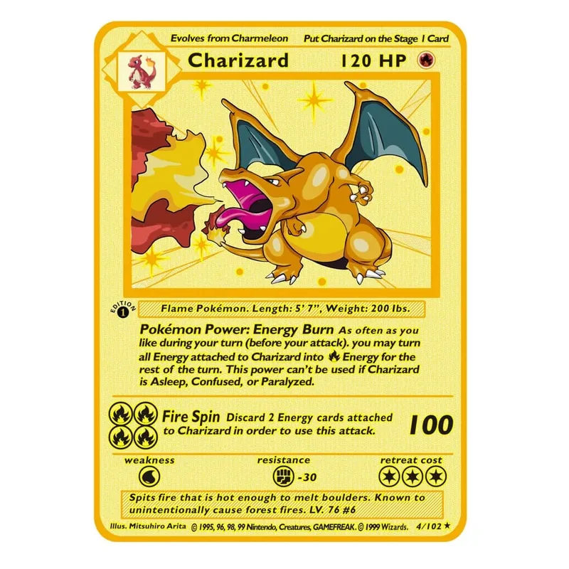 2026 NEW Pokemon Metal Card 10000 Points Arceus Charizard Super Card Golden English Mewtwo Vmax GX EX Anime Collection Card Gift — image 10