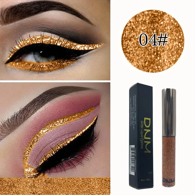 16 Colors Diamond Liquid Eyeliner Professional Silver Green Shiny Eyes Flash Long-lasting Liquid Glitter Eye Liner Beauty Makeup — image 17