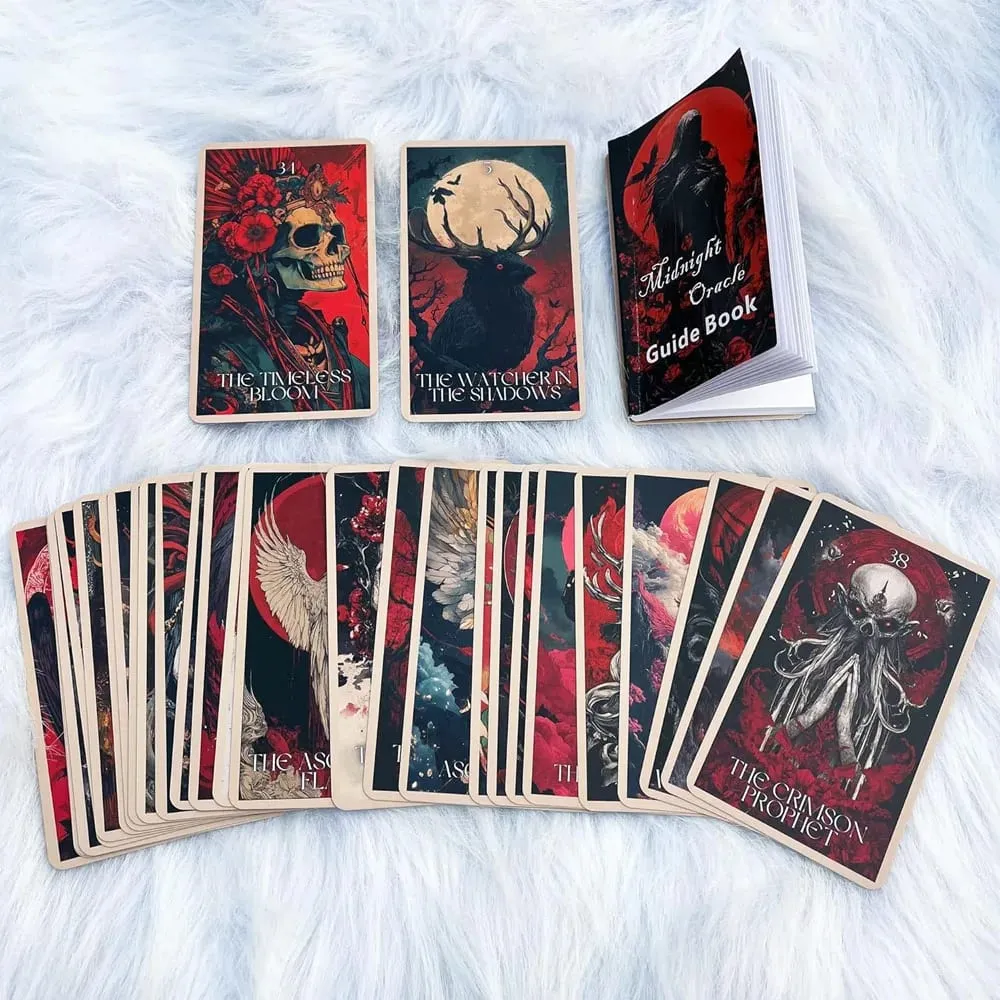 Midnight Oracle Card Deck Gothic Dark Fantasy Themed Cards Includes Paper Instructions Perfect for Enthusiasts & Collectors — image 6