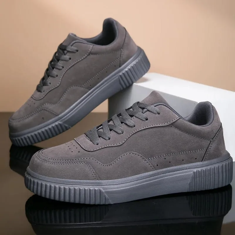 Unisex Sneakers Casual Board Shoes Men Chunky Platform Footwear Women Classic Lace Up Skate Shoes Lightweight Trendy Sneakers — image 4