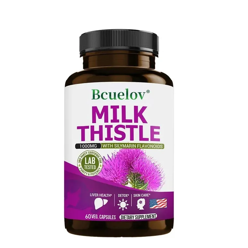 Milk Thistle Capsules Liver Health Support Gut & Immune Health Skin Beauty Liver Function — image 8