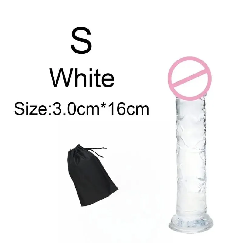 Super Cheap 6 Sizes Realistic Soft Jelly Dildo Butt Plug Anal Plugs Adult Sex Toy for Women and Men Vaginal and Anal Masturbator — image 14