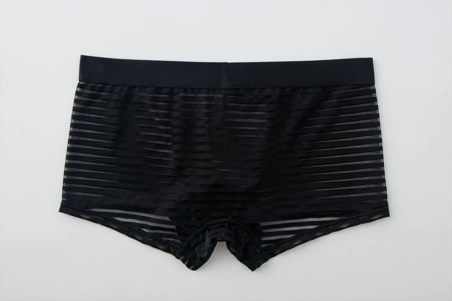 Sexy Men Underwear Boxer Shorts Transparent Mesh Underpants Trunks Men Panties Low Waist Nylon Breathable Quick Drying — image 24