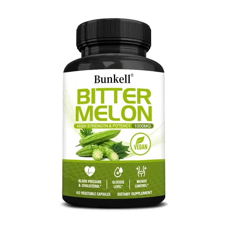 Organic Bitter Melon Extract Capsules - Blood Sugar Balance & Fat Burning Detox & Digestive Support Non-GMO 30/60/120 Counts — image 9