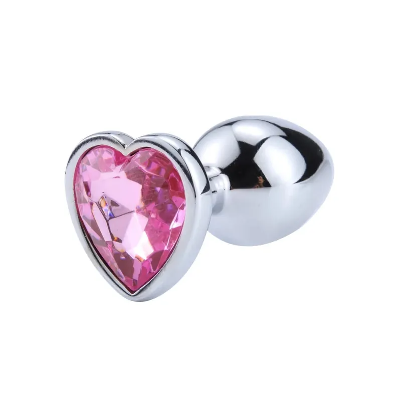 3 Sizes Metal Anal Plug Heart Base Butt Plug for Adults Women Men Couples Stainless Steel S/M/L Diamond Masturbator Sex Toys 18+ — image 16